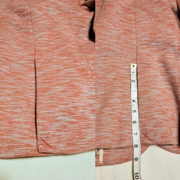 Cartonnier Anthro Space Dye Knit Blazer Jacket Red Small - Picture 11 of 12